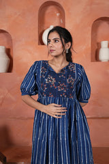 MEHR NEEL – HAND BLOCK PRINTED COTTON DRESS