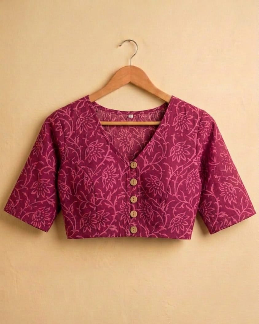 RANI BAAGH – HAND BLOCK PRINTED COTTON CROP TOP