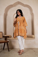 REET – HANDBLOCK PRINTED KAFTAN CO-ORD SET