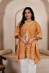 REET – HANDBLOCK PRINTED KAFTAN CO-ORD SET