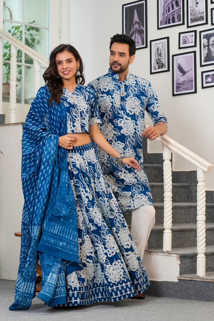NEEL SAJANI – INDIGO PREM JODI SET